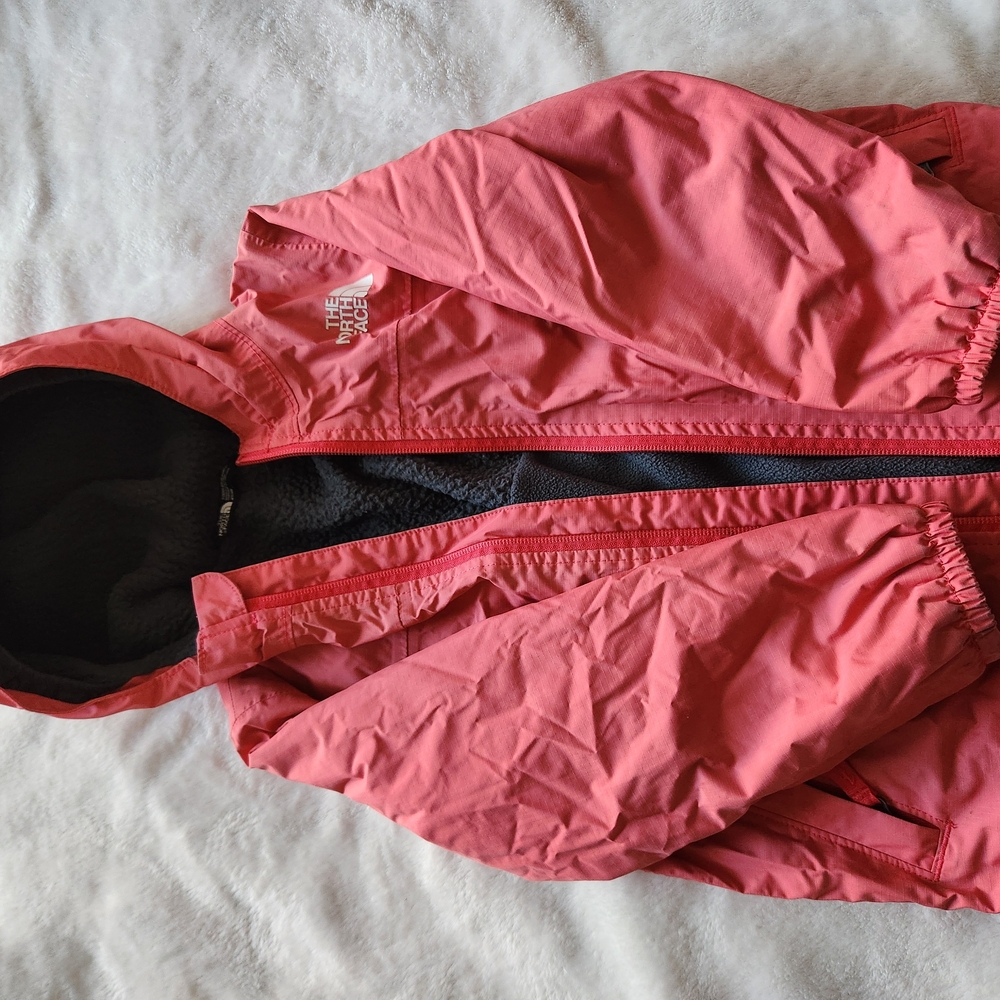 The North Face Kids Pink Hooded Jacket